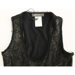 Ermanno Scervino Black Nylon Lace Detail Mini Dress Ermanno Scervino Dark Slate Gray