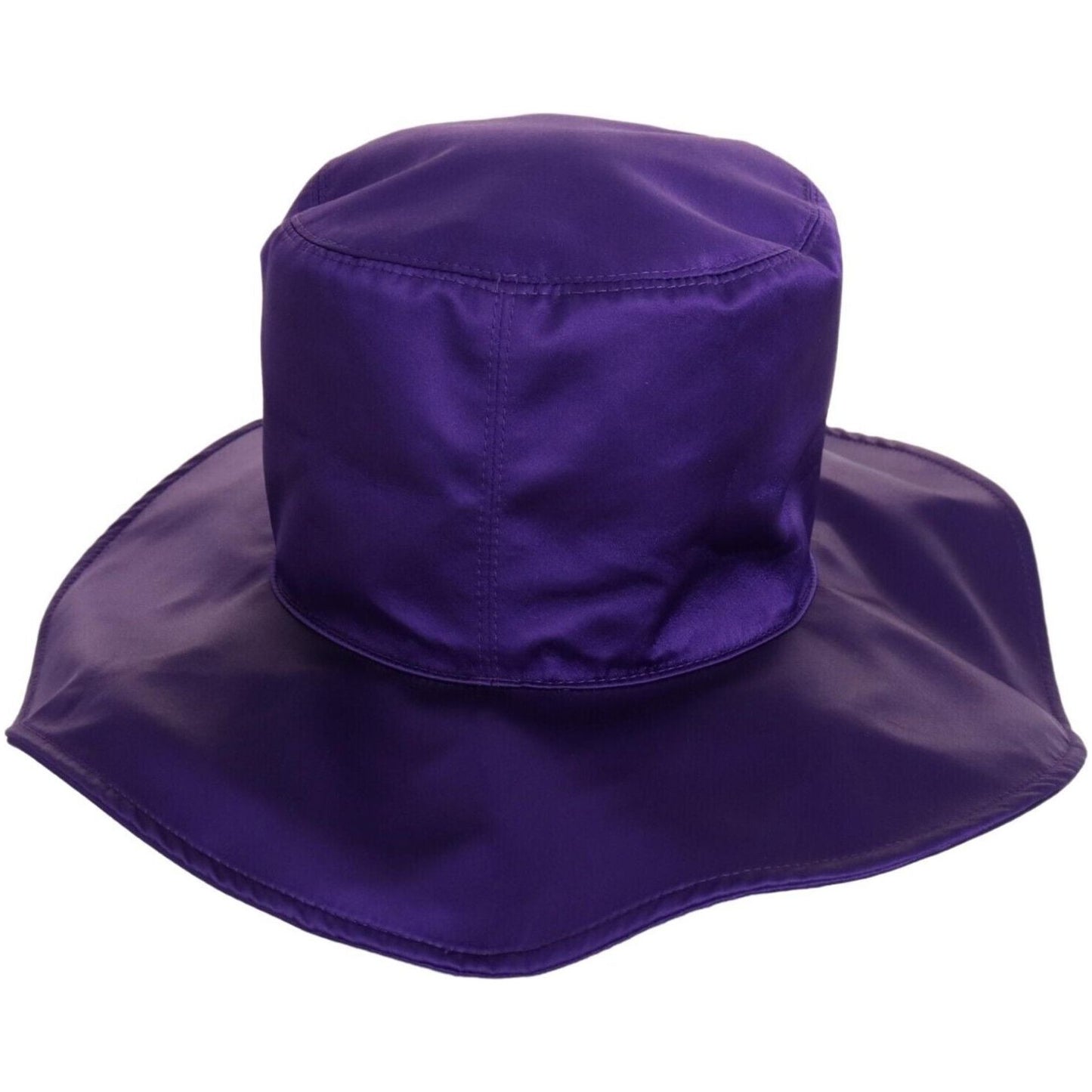 Dolce & Gabbana Purple Silk Stretch Top Hat