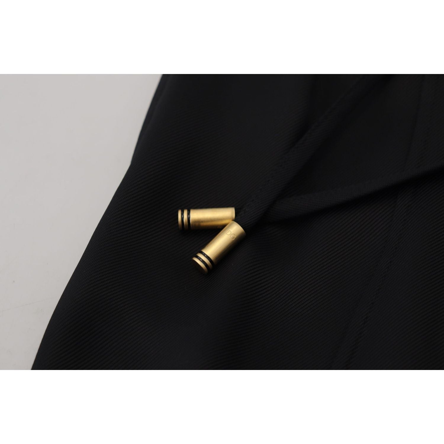 Dolce & Gabbana Black Straight Fit Cotton Pants