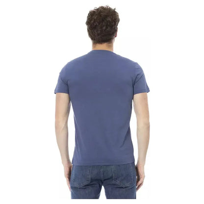 Baldinini Trend Blue Cotton Men T-Shirt