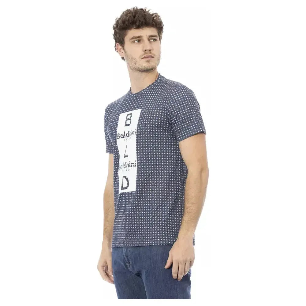 Baldinini Trend Gray Cotton Men T-Shirt