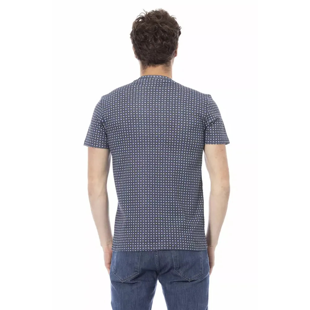 Baldinini Trend Gray Cotton Men T-Shirt