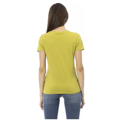 Trussardi Action "Green Cotton Women T-Shirt"