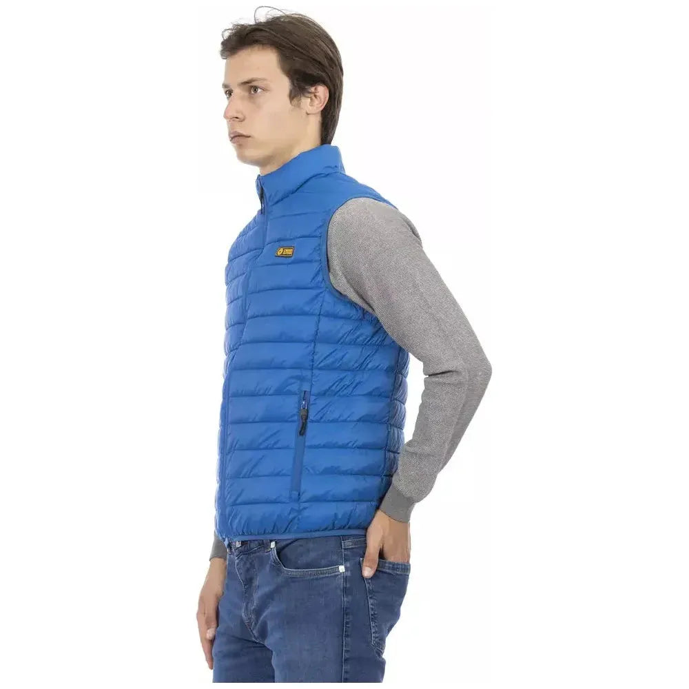 Ciesse Outdoor Blue Polyester Men's Sleeveless Jacket