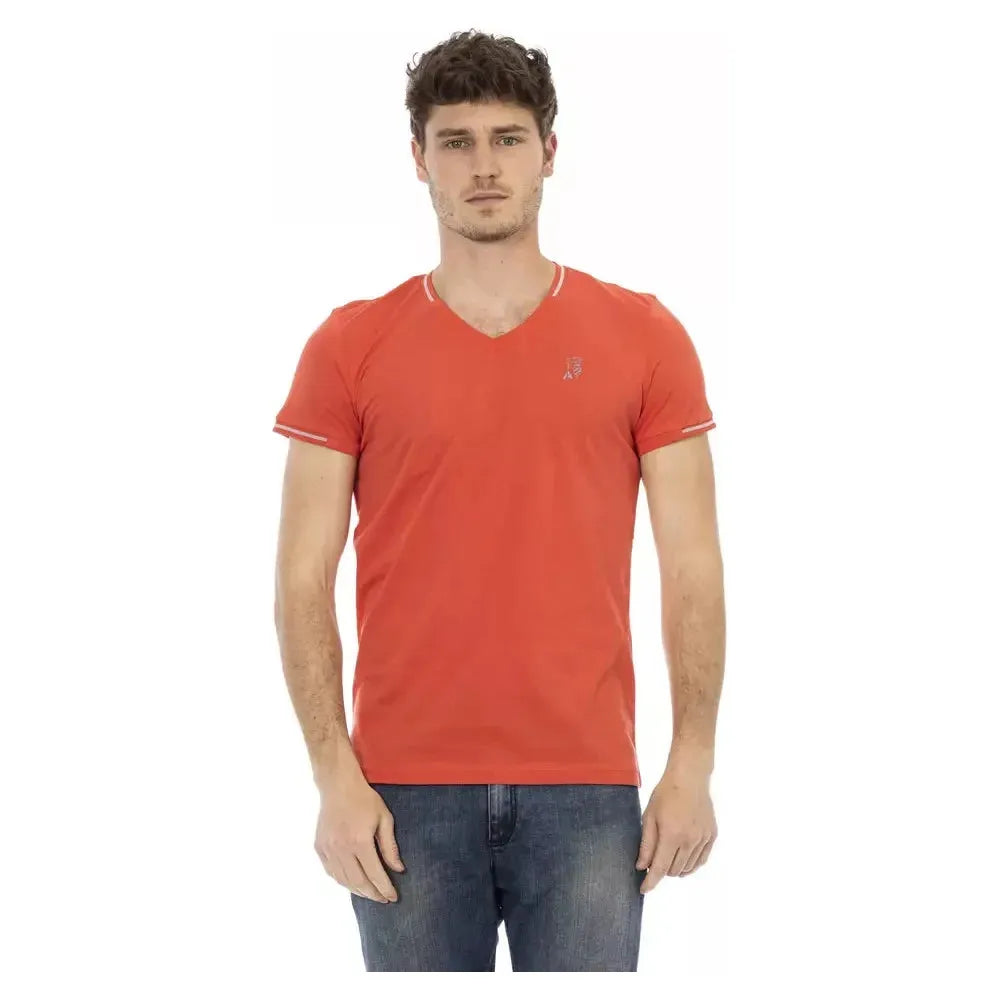 Trussardi Action Orange Cotton T-Shirt