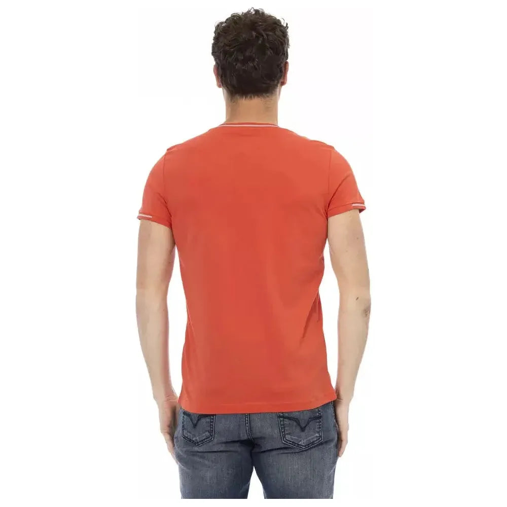 Trussardi Action Orange Cotton T-Shirt
