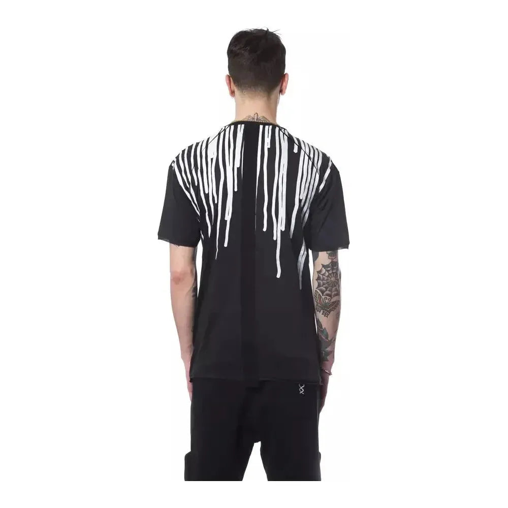 Nicolo Tonetto Black Cotton T-Shirt
