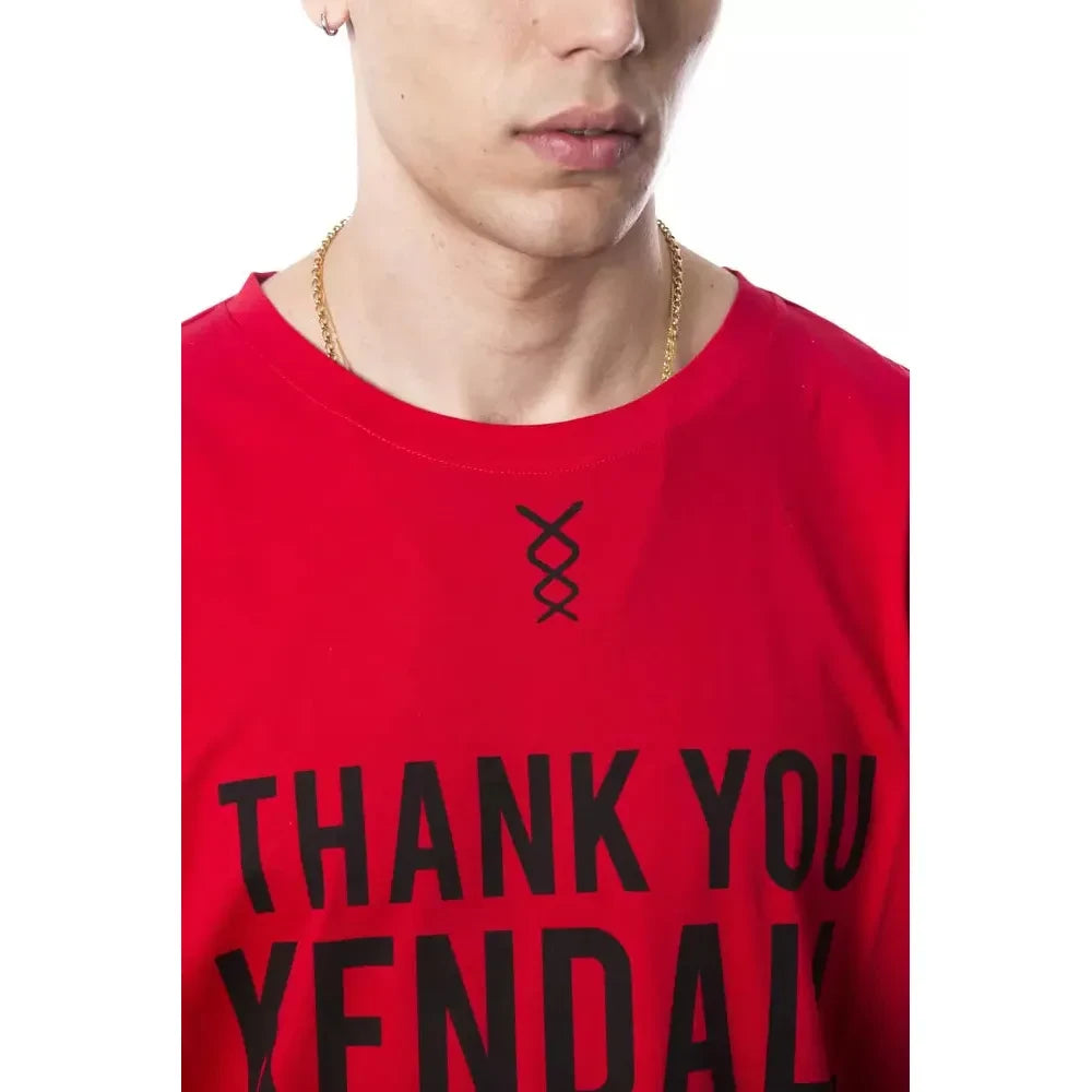 Nicolo Tonetto Red Cotton T-Shirt