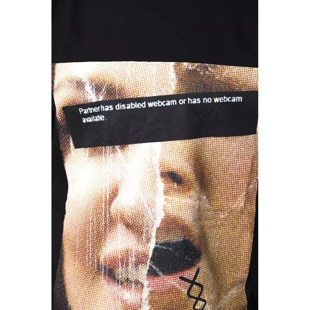 Nicolo Tonetto Black Cotton T-Shirt