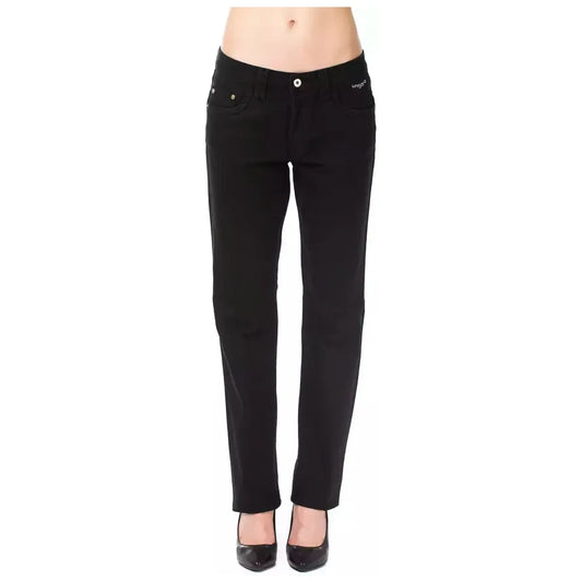 Ungaro Fever Black Cotton Women's Pant