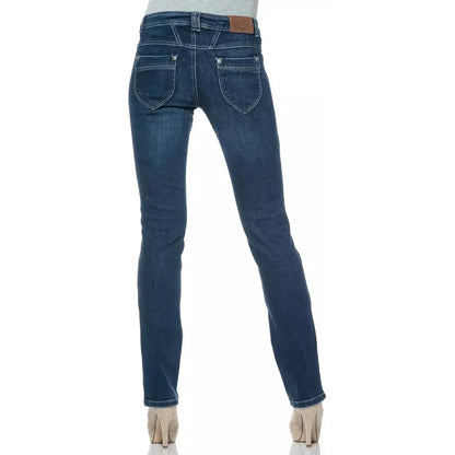 Ungaro Fever Blue Cotton Women's Jeans