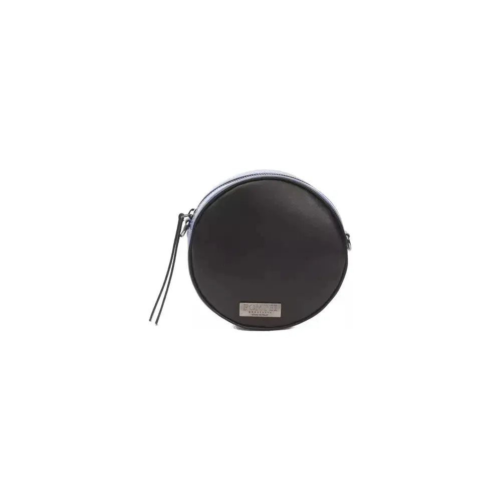 Pompei Donatella Black Leather Women Crossbody Bag