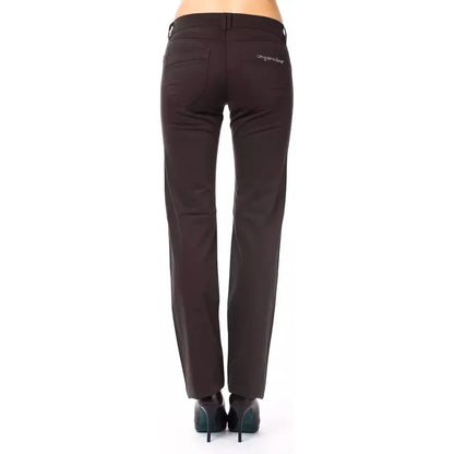Ungaro Fever Brown Cotton Women Pants