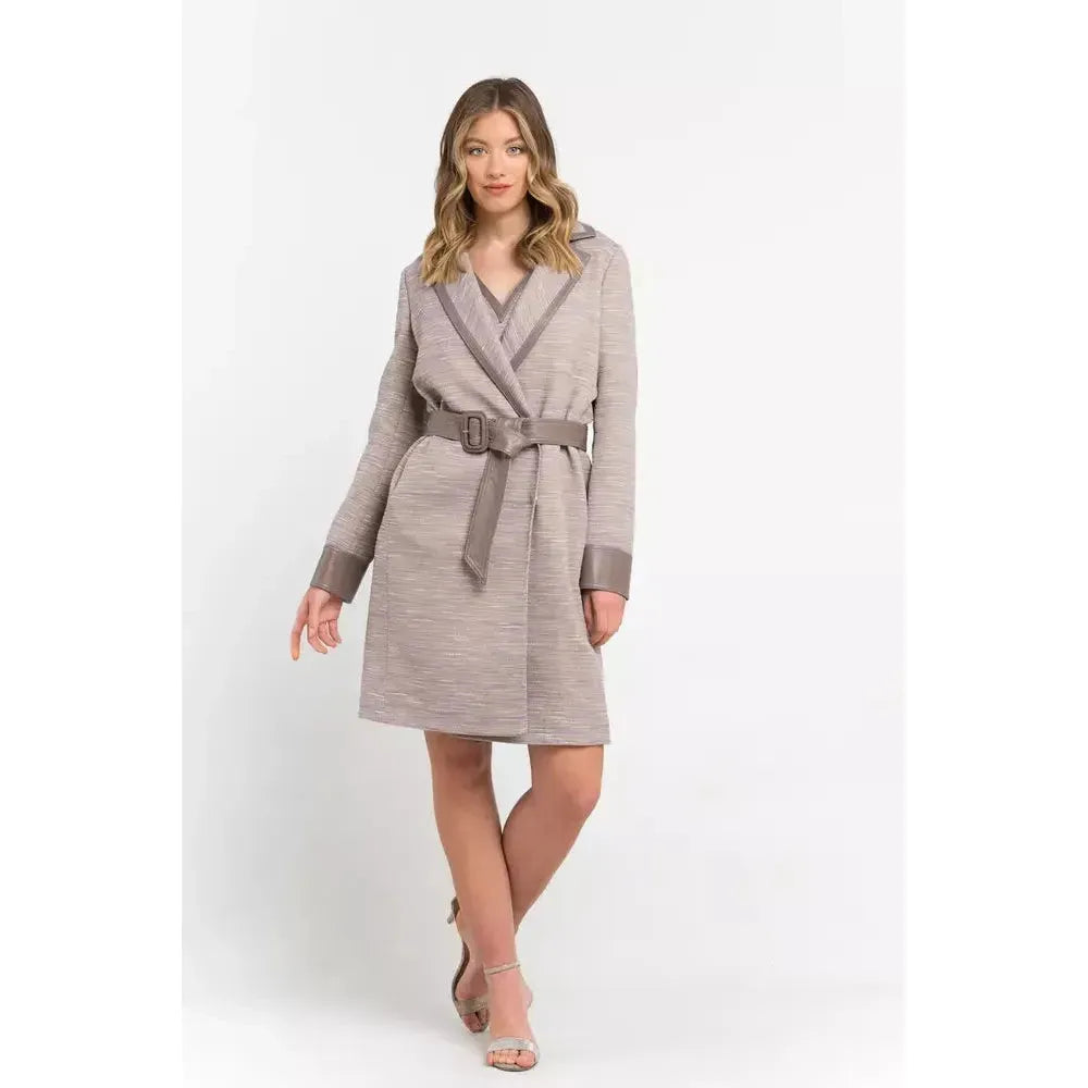 Trussardi Beige Cotton Coat