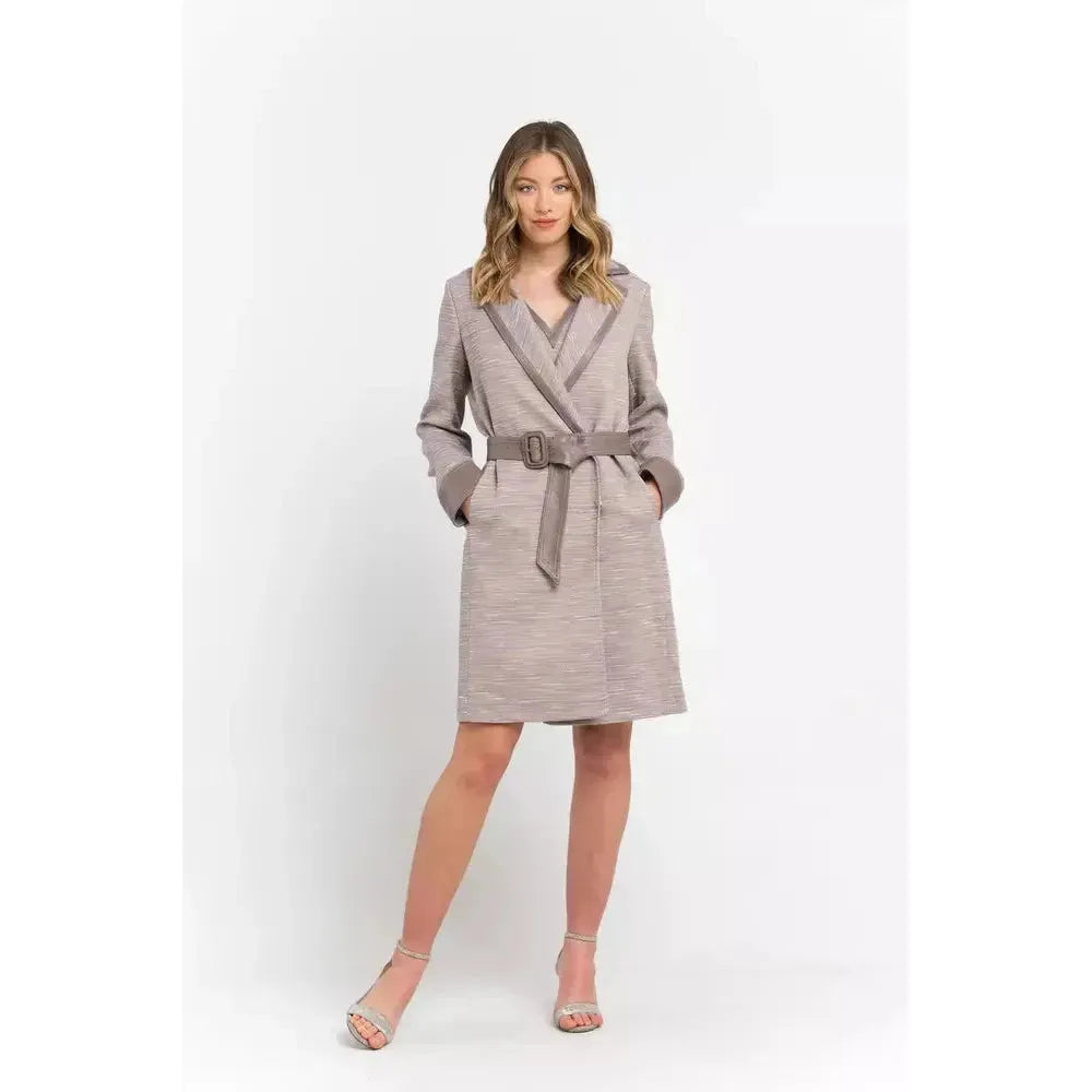 Trussardi Beige Cotton Coat