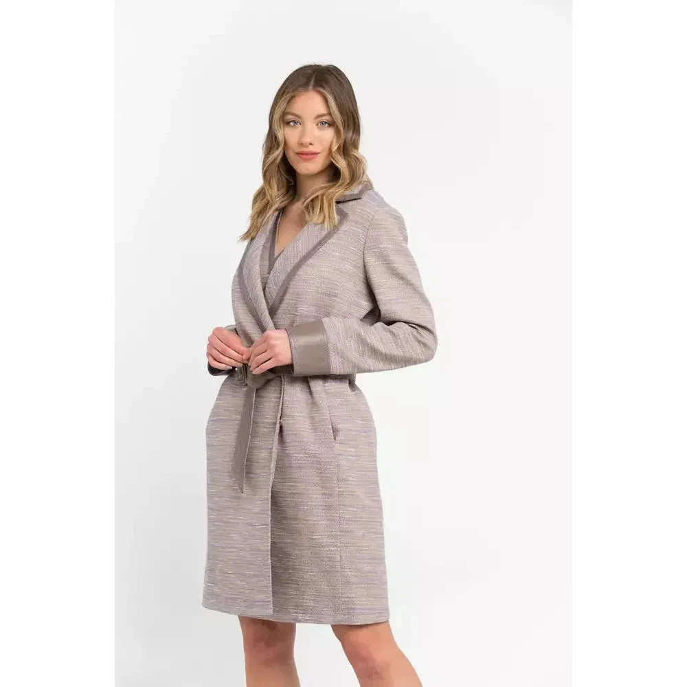 Trussardi Beige Cotton Coat