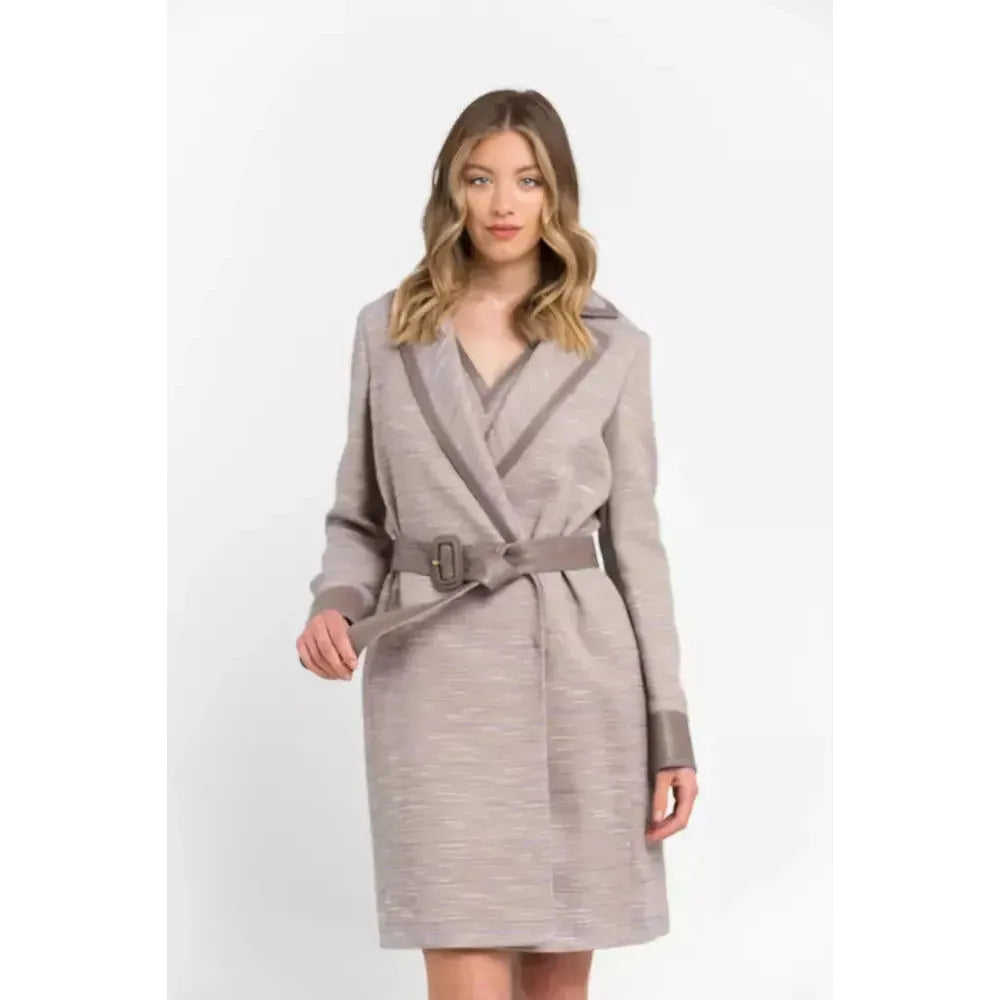 Trussardi Beige Cotton Coat