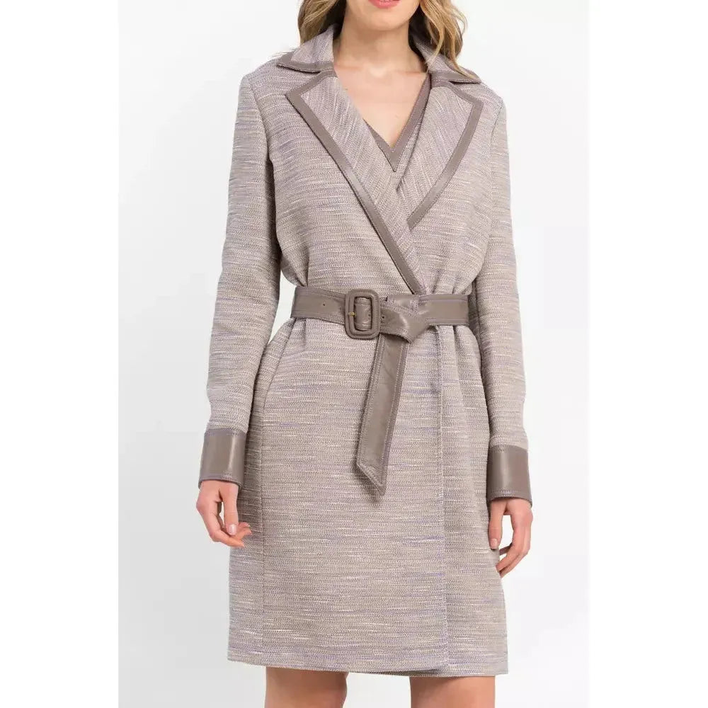 Trussardi Beige Cotton Coat