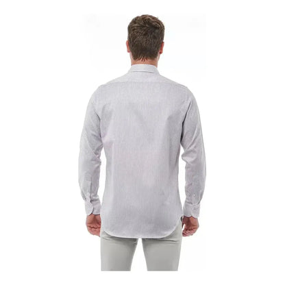 Bagutta White Cotton Men's Shirt