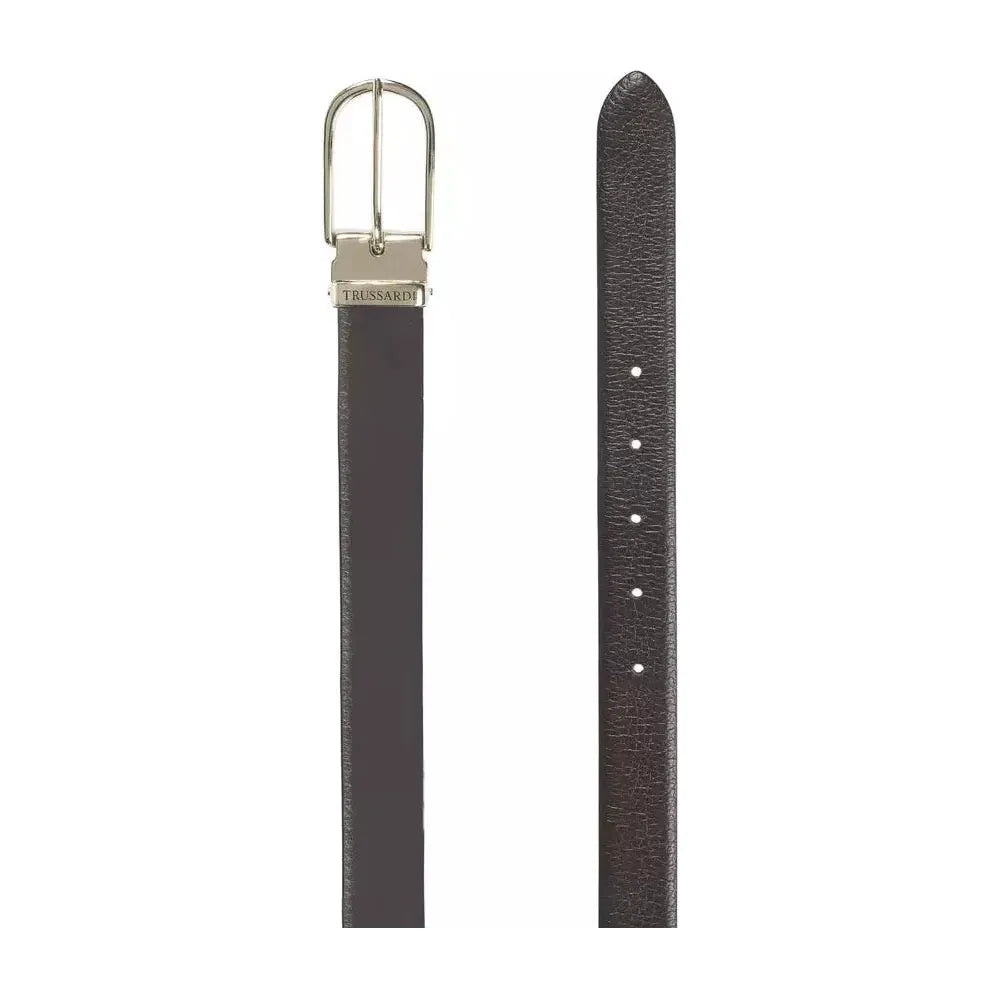 Trussardi Brown Leather Women Belt