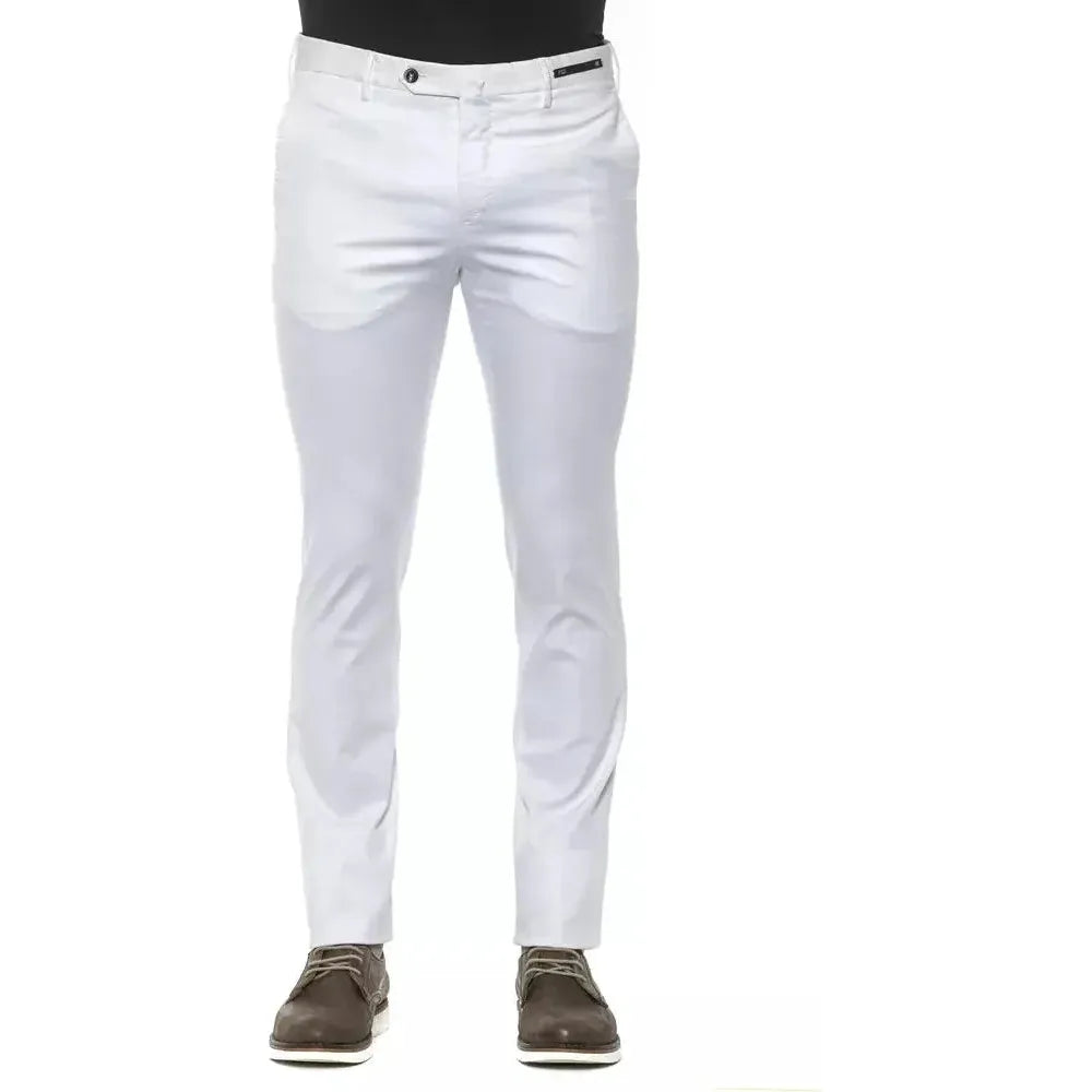 PT Torino White Cotton Pant