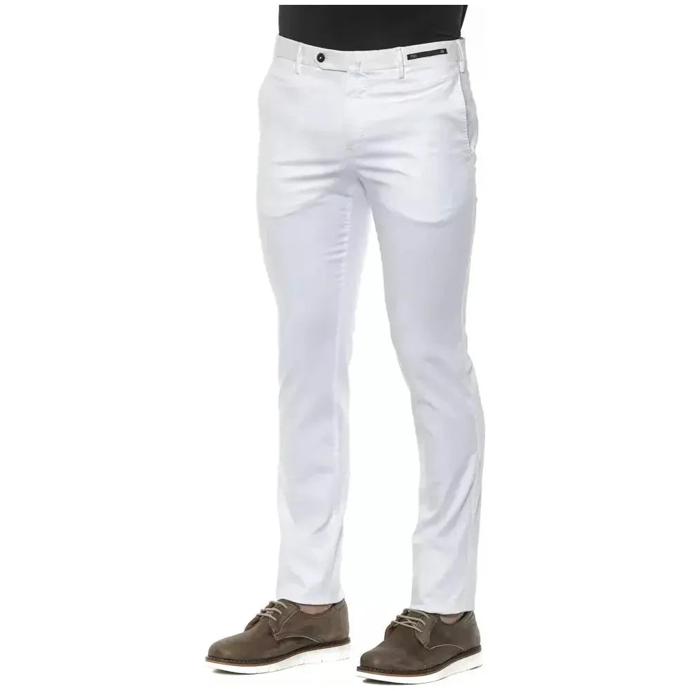 PT Torino White Cotton Pant