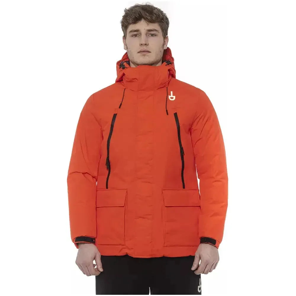 Tond Red Polyester Men's Jacket 1728,67345744032,Clothing,Jackets & Coats - Clothing,Jackets - Men - Clothing,L,M,Men,Men - Clothing,Multicolor,New with tags,Parkas - Jackets & Coats - Clothing,Tond