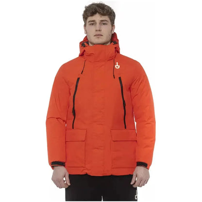 Tond Red Polyester Men's Jacket 1728,67345744032,Clothing,Jackets & Coats - Clothing,Jackets - Men - Clothing,L,M,Men,Men - Clothing,Multicolor,New with tags,Parkas - Jackets & Coats - Clothing,Tond