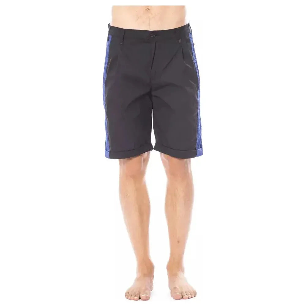 Verri Black Cotton Men's Short