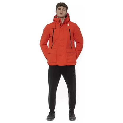 Tond Red Polyester Men's Jacket 1728,67345744032,Clothing,Jackets & Coats - Clothing,Jackets - Men - Clothing,L,M,Men,Men - Clothing,Multicolor,New with tags,Parkas - Jackets & Coats - Clothing,Tond