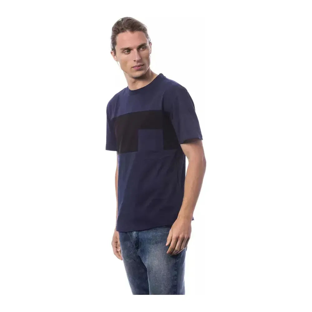 Verri Blue Cotton T-Shirt