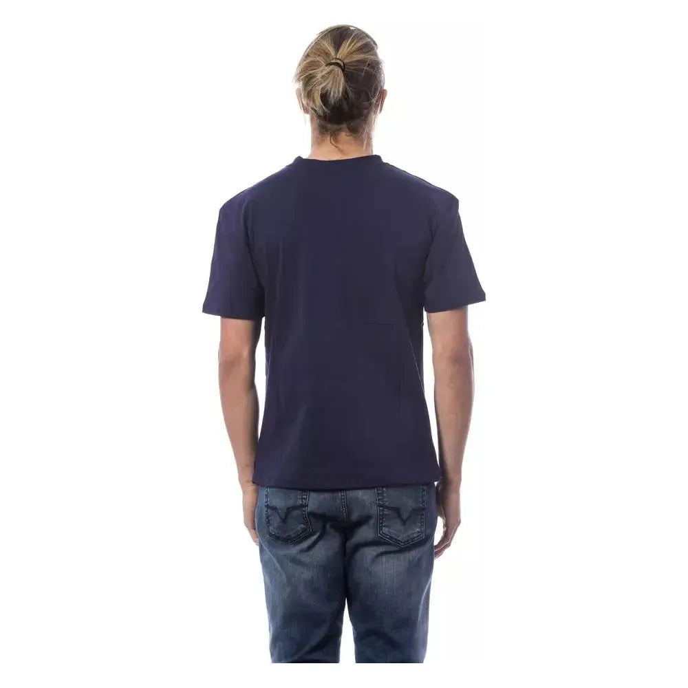 Verri Blue Cotton T-Shirt