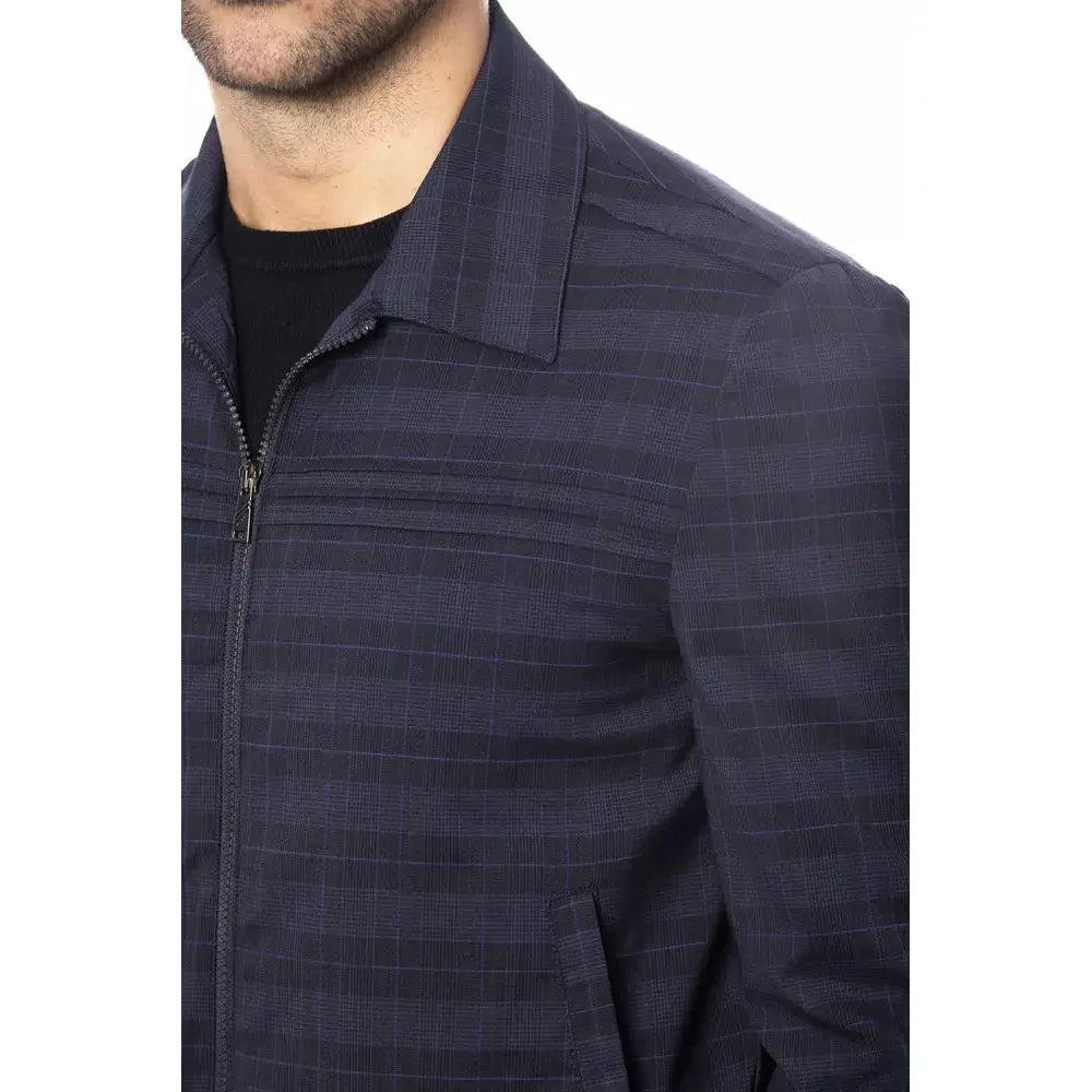 Verri Elegant Wool Blend Bomber Jacket