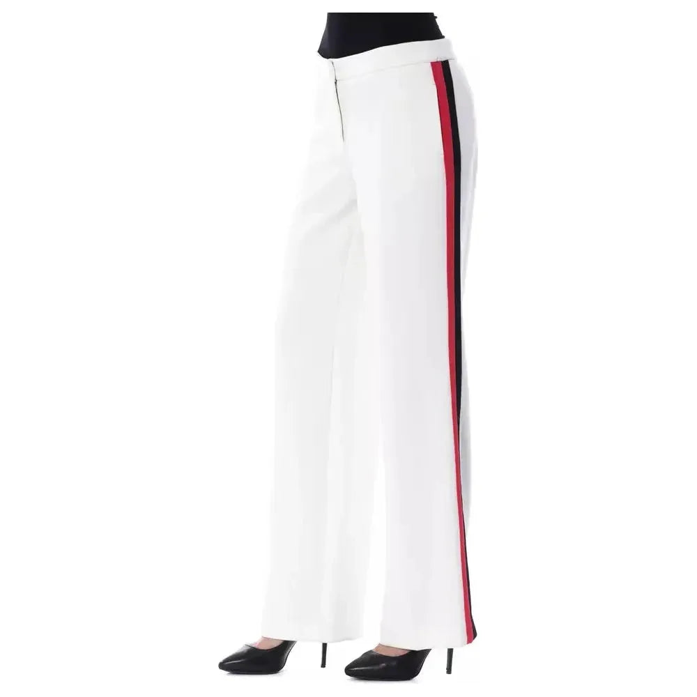 BYBLOS White Polyester Pant