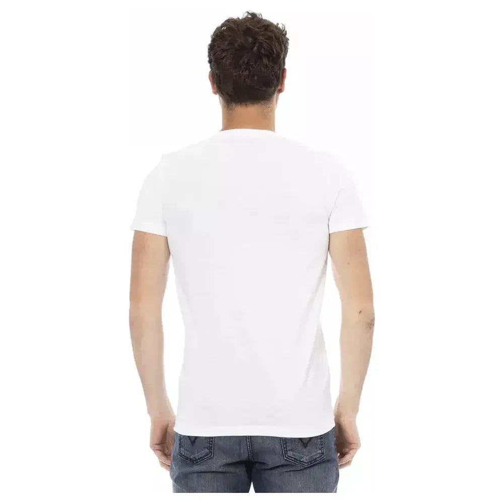 Trussardi Action White Cotton T-Shirt