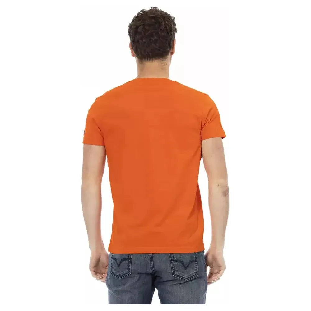 Trussardi Action Orange Cotton T-Shirt