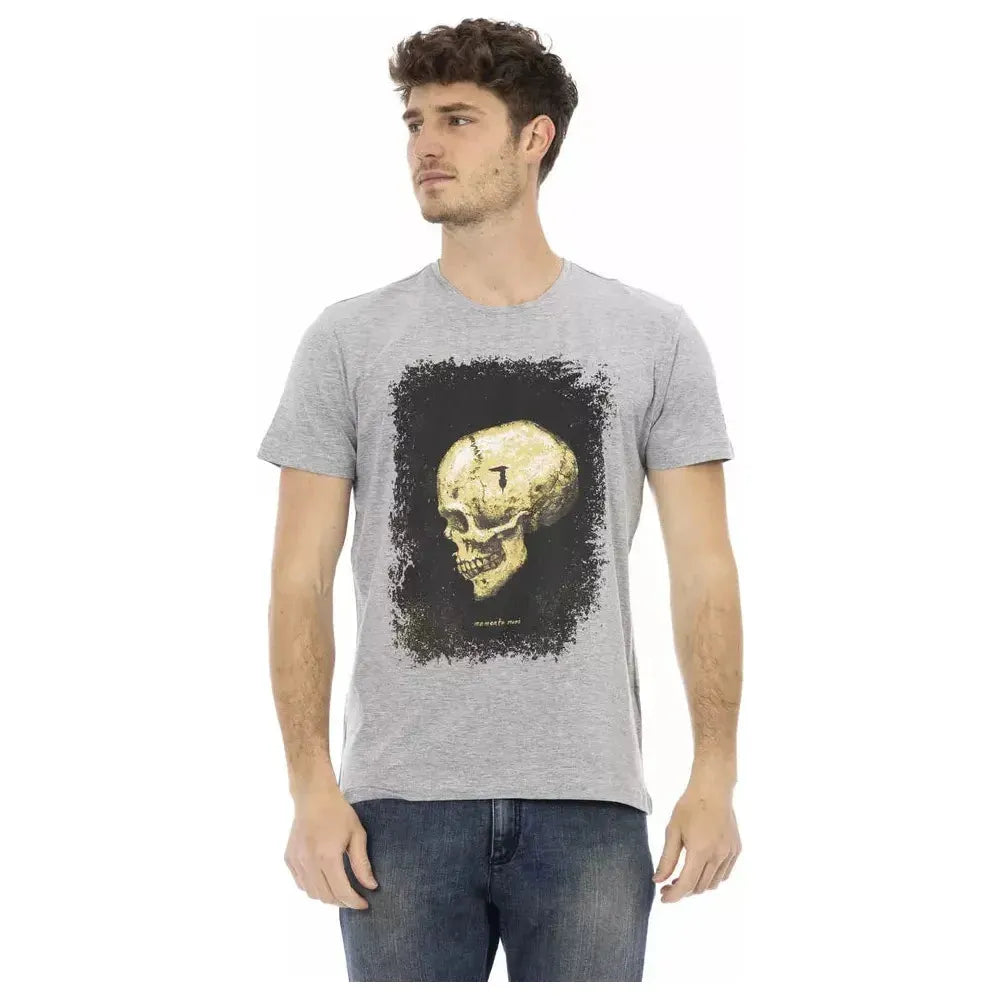 Trussardi Action Gray Cotton Men's T-Shirt