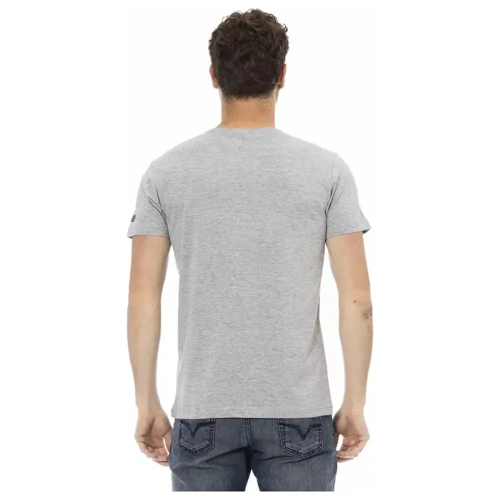 Trussardi Action Gray Cotton Men's T-Shirt