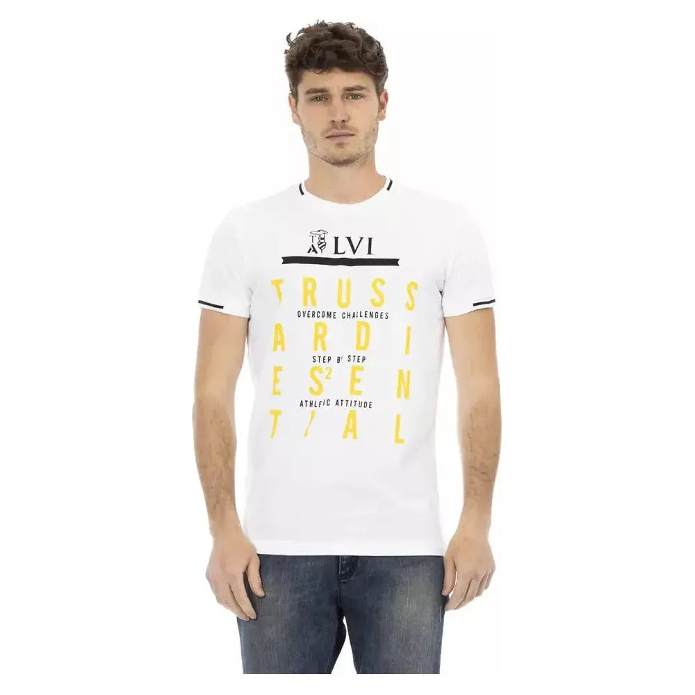 Trussardi Action White Cotton Men's T-Shirt