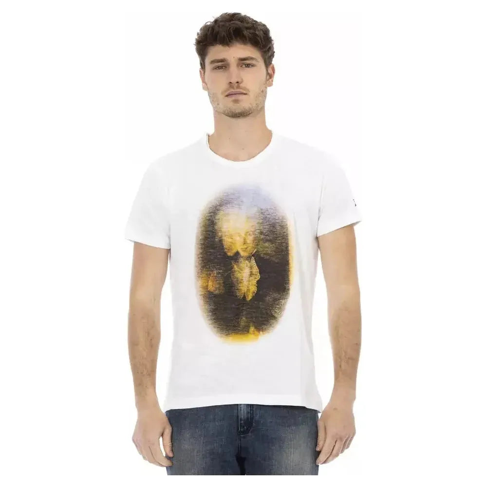 Trussardi Action White Cotton T-Shirt