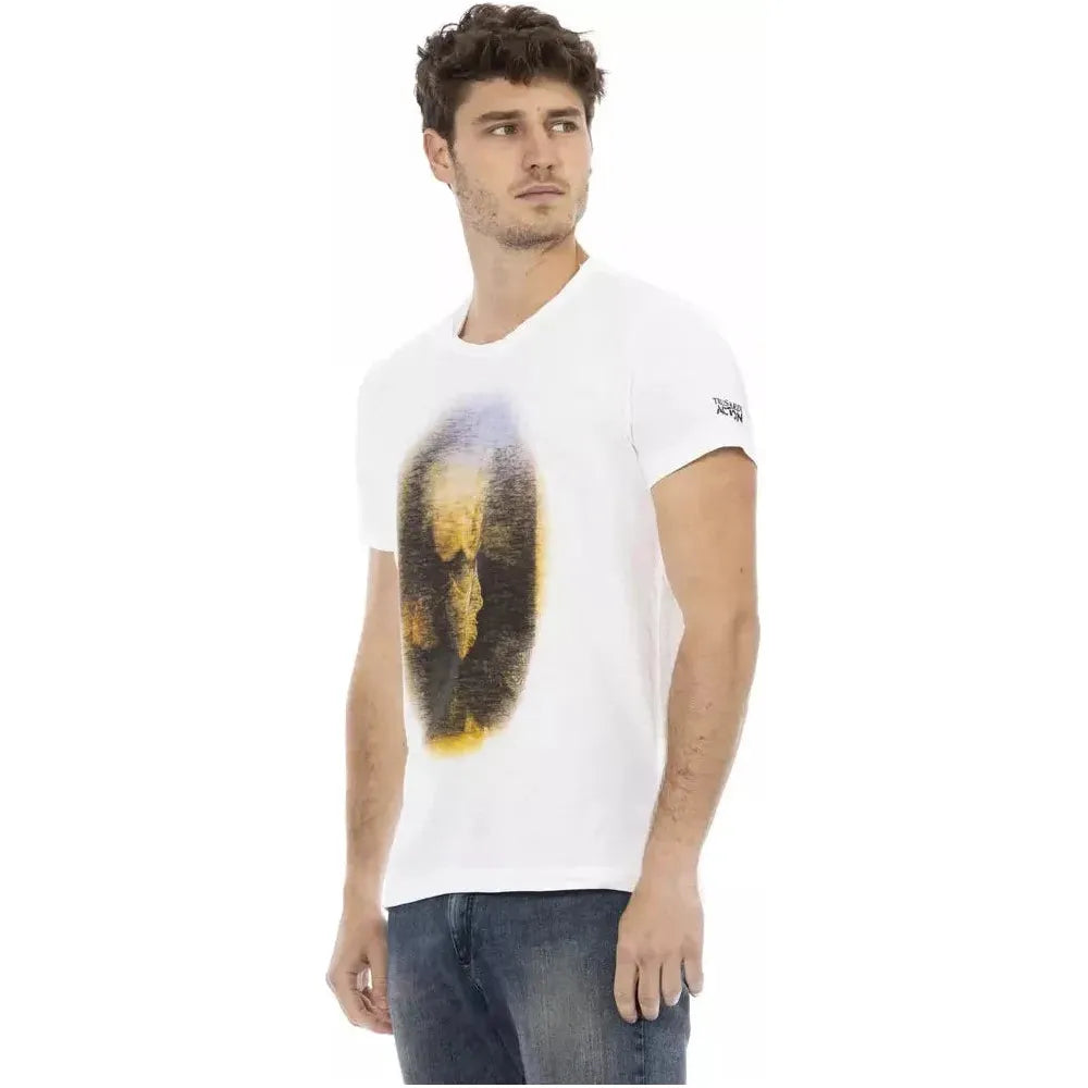 Trussardi Action White Cotton Men's T-Shirt