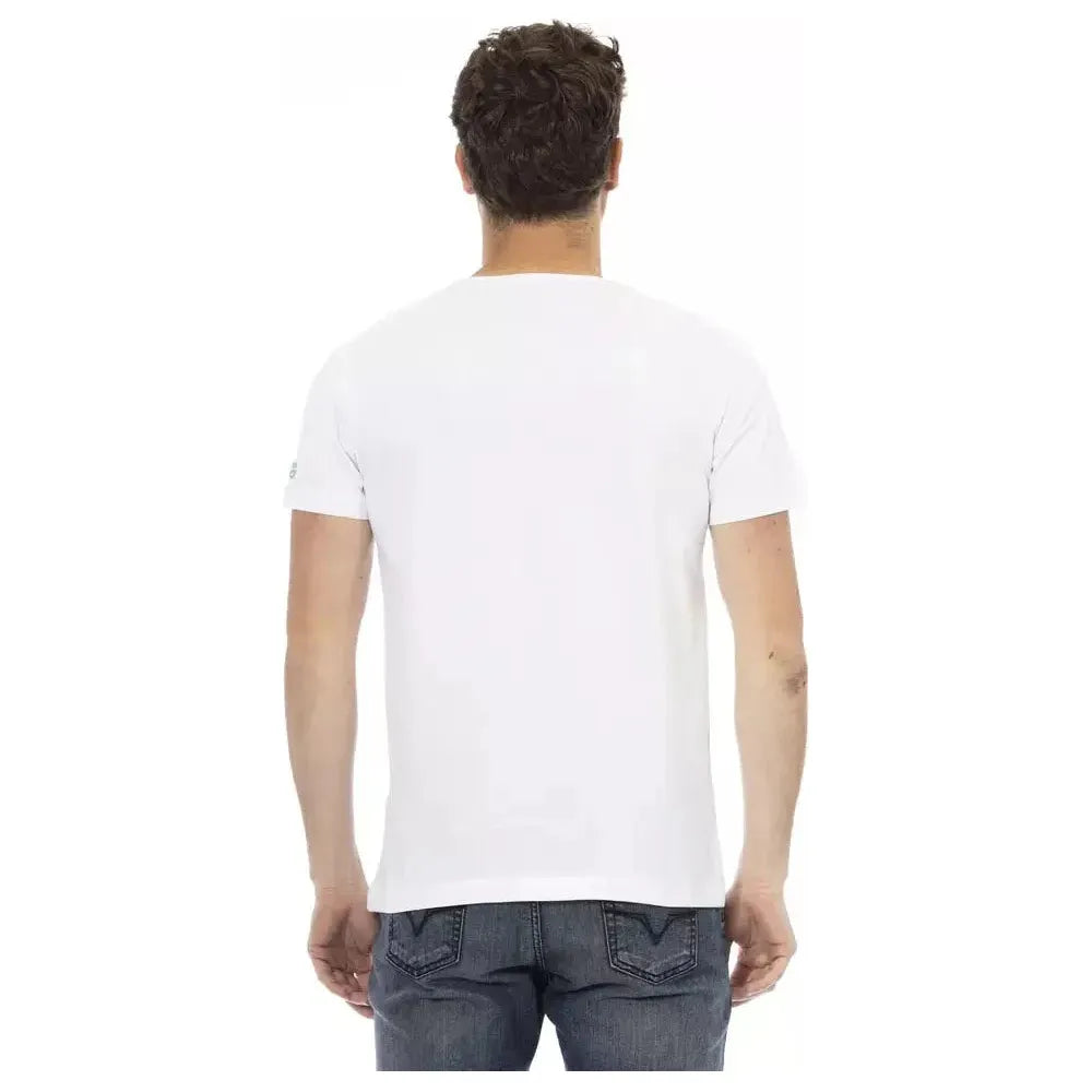 Trussardi Action White Cotton T-Shirt