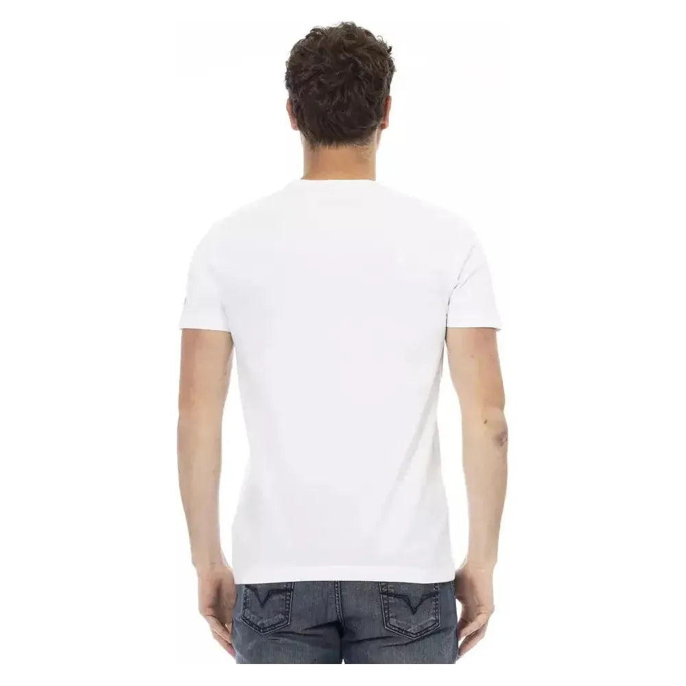 Trussardi Action White Cotton T-Shirt