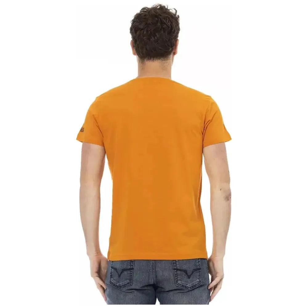 Trussardi Action Orange Cotton T-Shirt