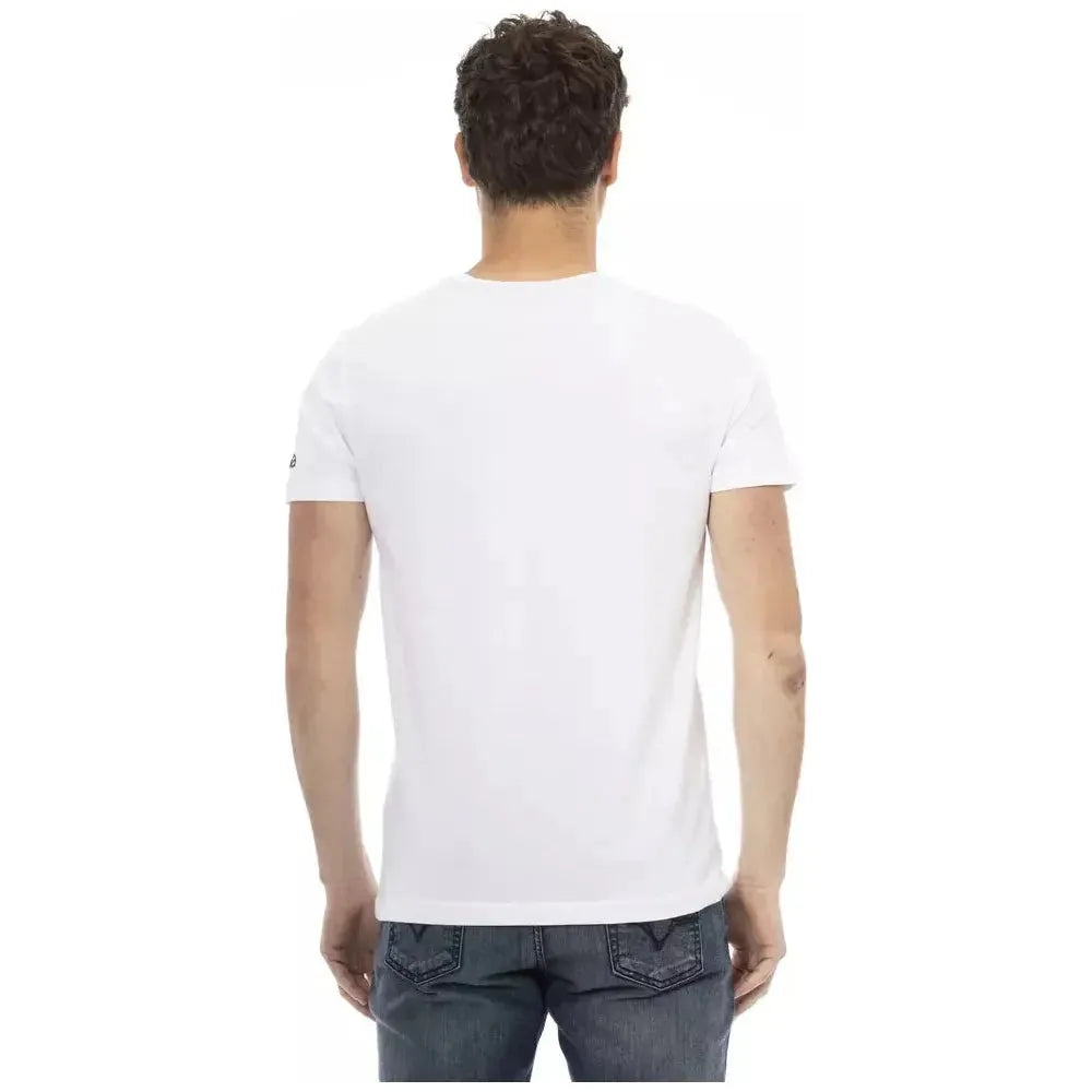 Trussardi Action White Cotton Men's T-Shirt