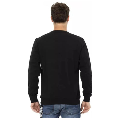 Automobili Lamborghini Black Cotton Men's Sweater