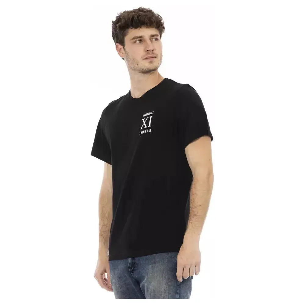 Bikkembergs Black Cotton T-Shirt