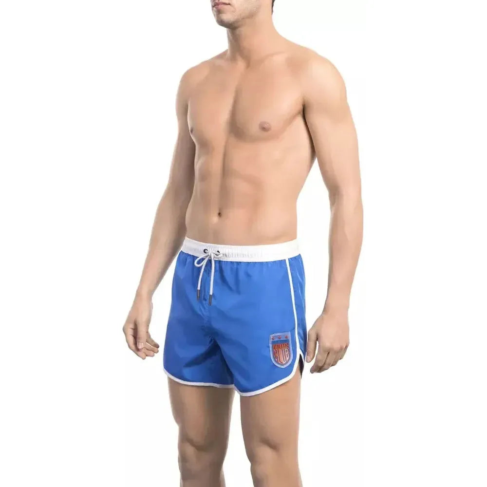 Bikkembergs Blue Polyester Swimwear