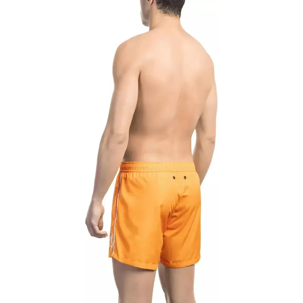 Bikkembergs Orange Polyester Swimwear