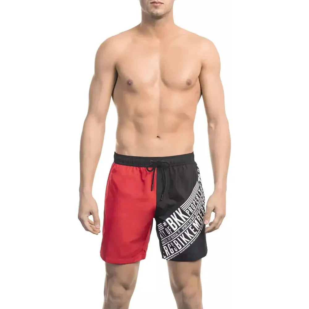 Bikkembergs Red Polyester Swimwear